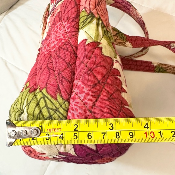 Vera Bradley Quilted Purse Tote in Hello Dahlia Pattern - Picture 15 of 15